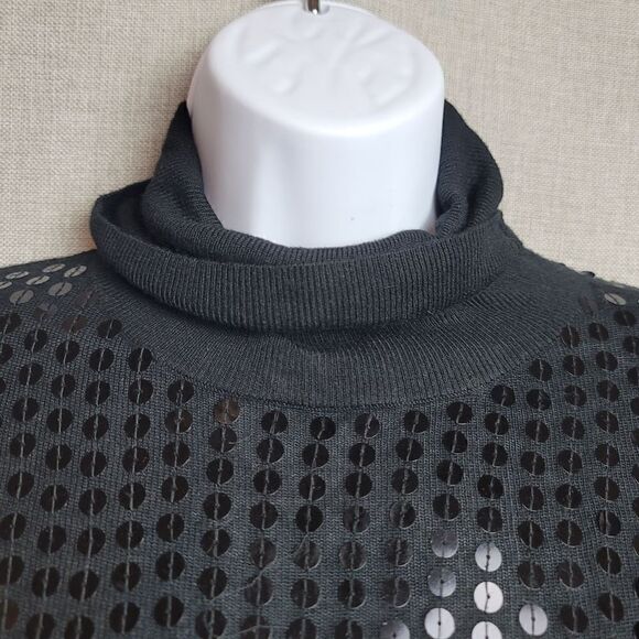 NWT- ALICE AND OLIVIA Sequined Sweater Dress - Picture 3 of 11
